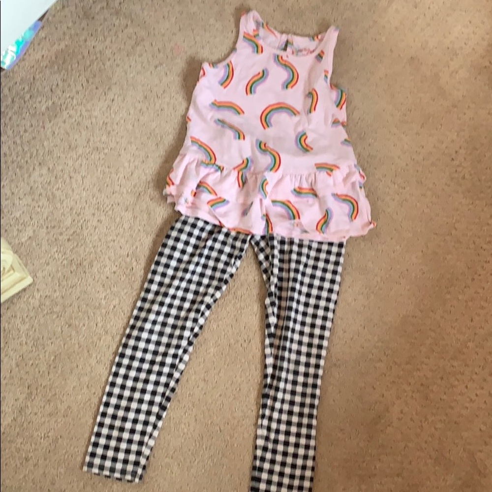 Girls miss matched outfit
